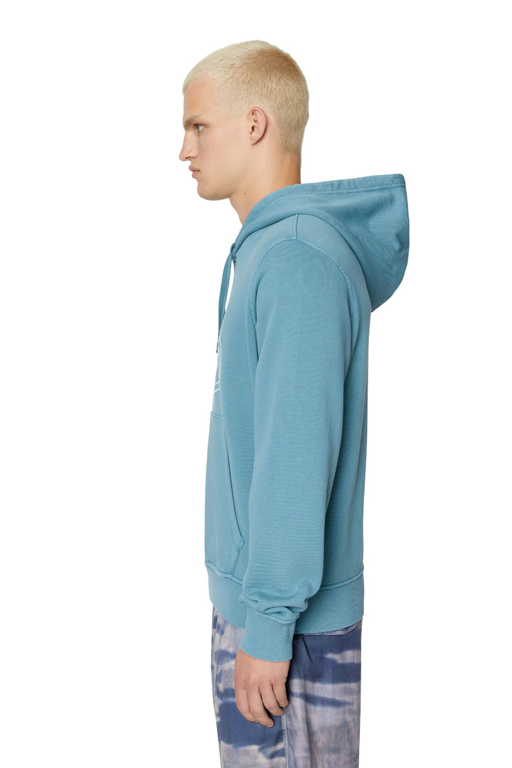 Men S-GINN-HOOD-E4 SWEAT-SHIRT A06922-0LEAC-8MB