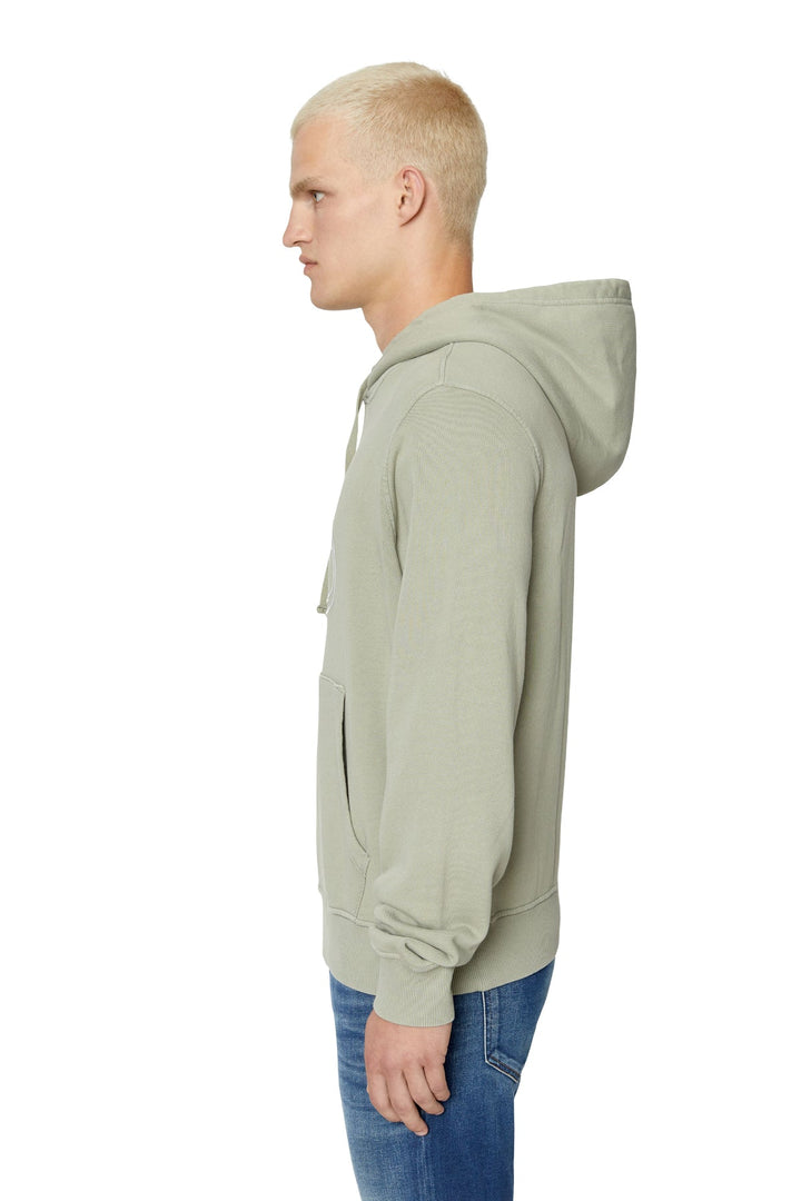 Men S-GINN-HOOD-E4 SWEAT-SHIRT A06922-0LEAC-9CR