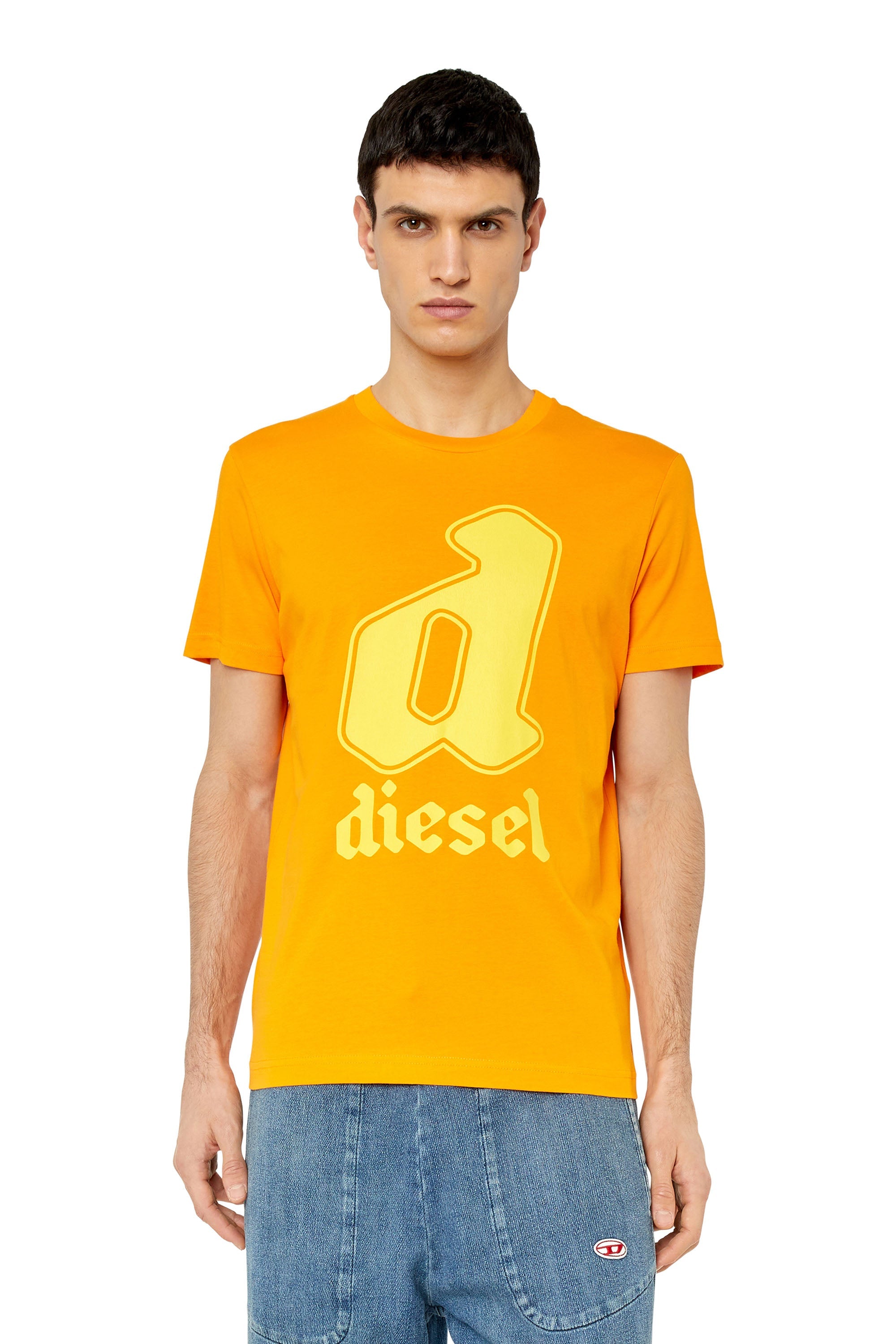 【国内発送】DIESEL Tシャツ 半袖 T-DIEGOR-K54 a086810grai DIESEL ディーゼル Tシャツ 半袖 メンズ T DIEGOR K54 ブラック