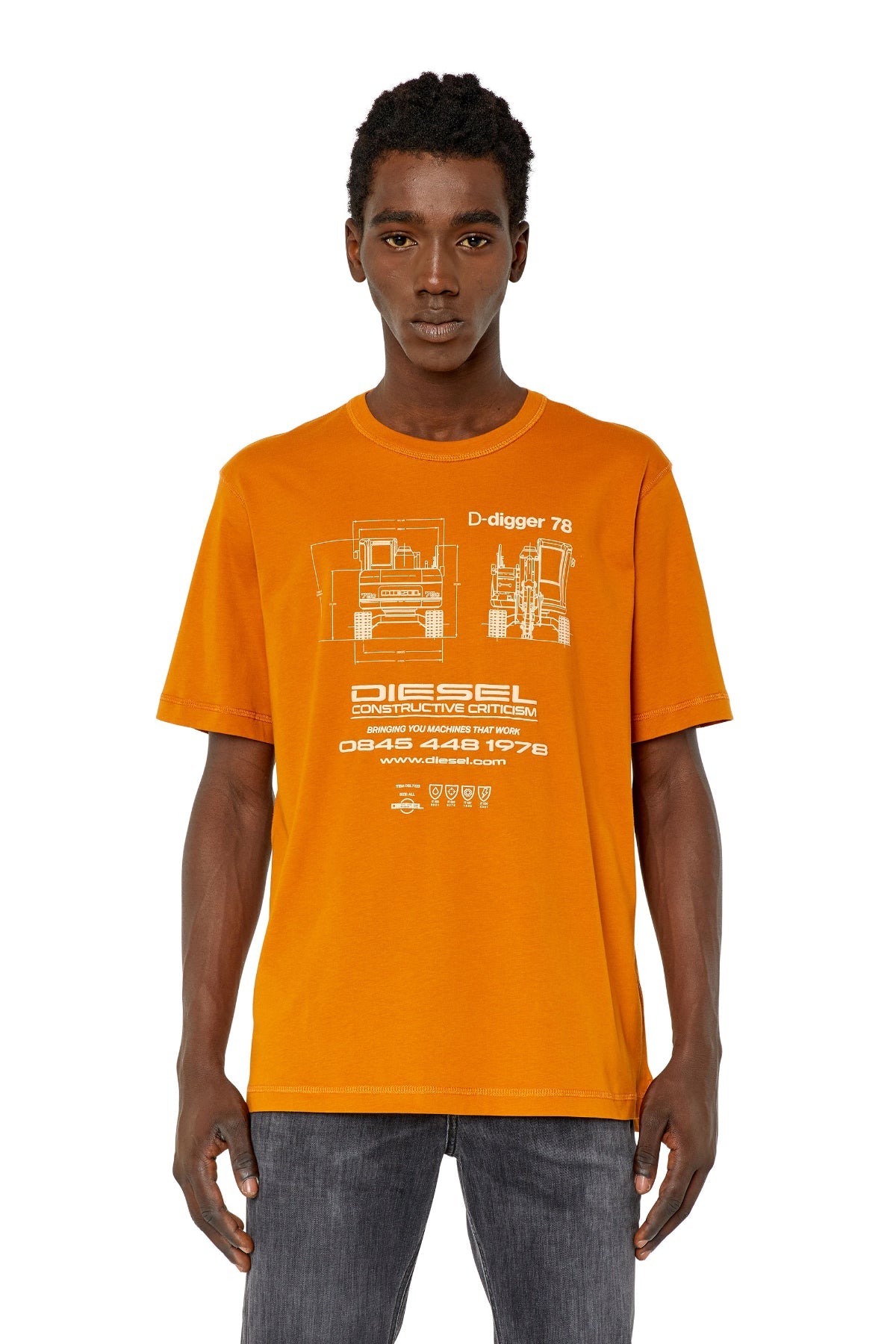 Men T-JUST-SLITS-G1 MAGLIETTA A09031-0CJAC-7DJ – Enem Store