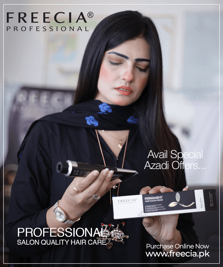 Freecia Hair Color 100ml - 7/7 Medium Khaki Blonde