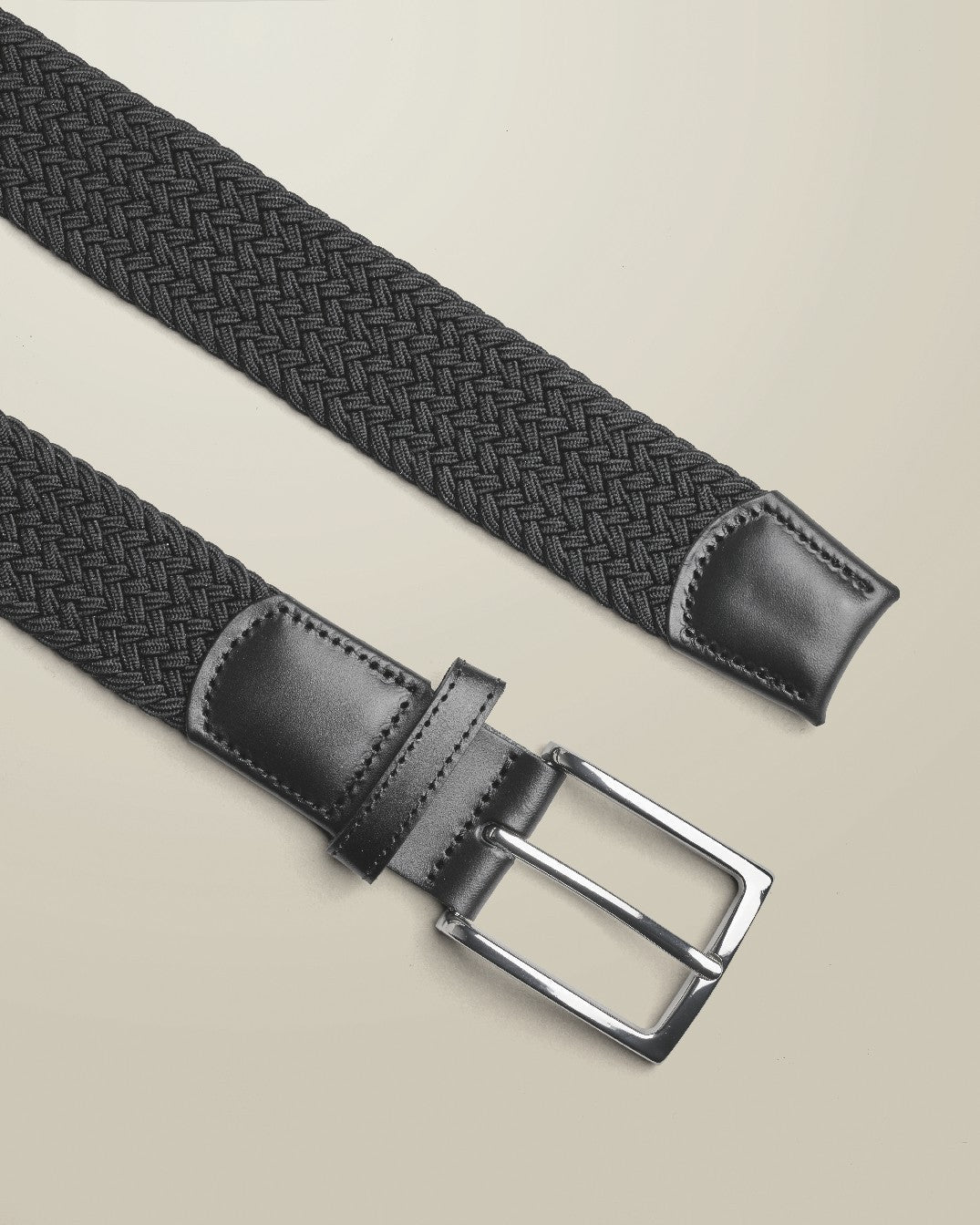 Black Stretch Casual Belt