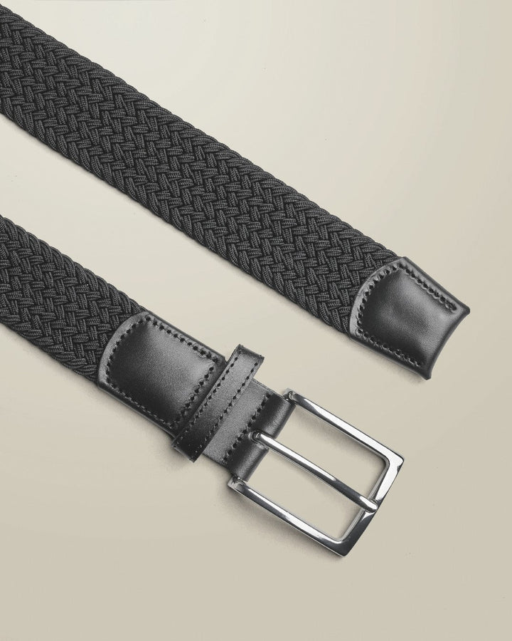 Black Stretch Casual Belt