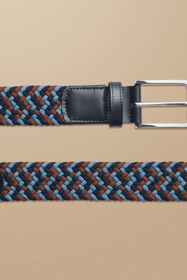 Navy Multi Stretch Casual Belt