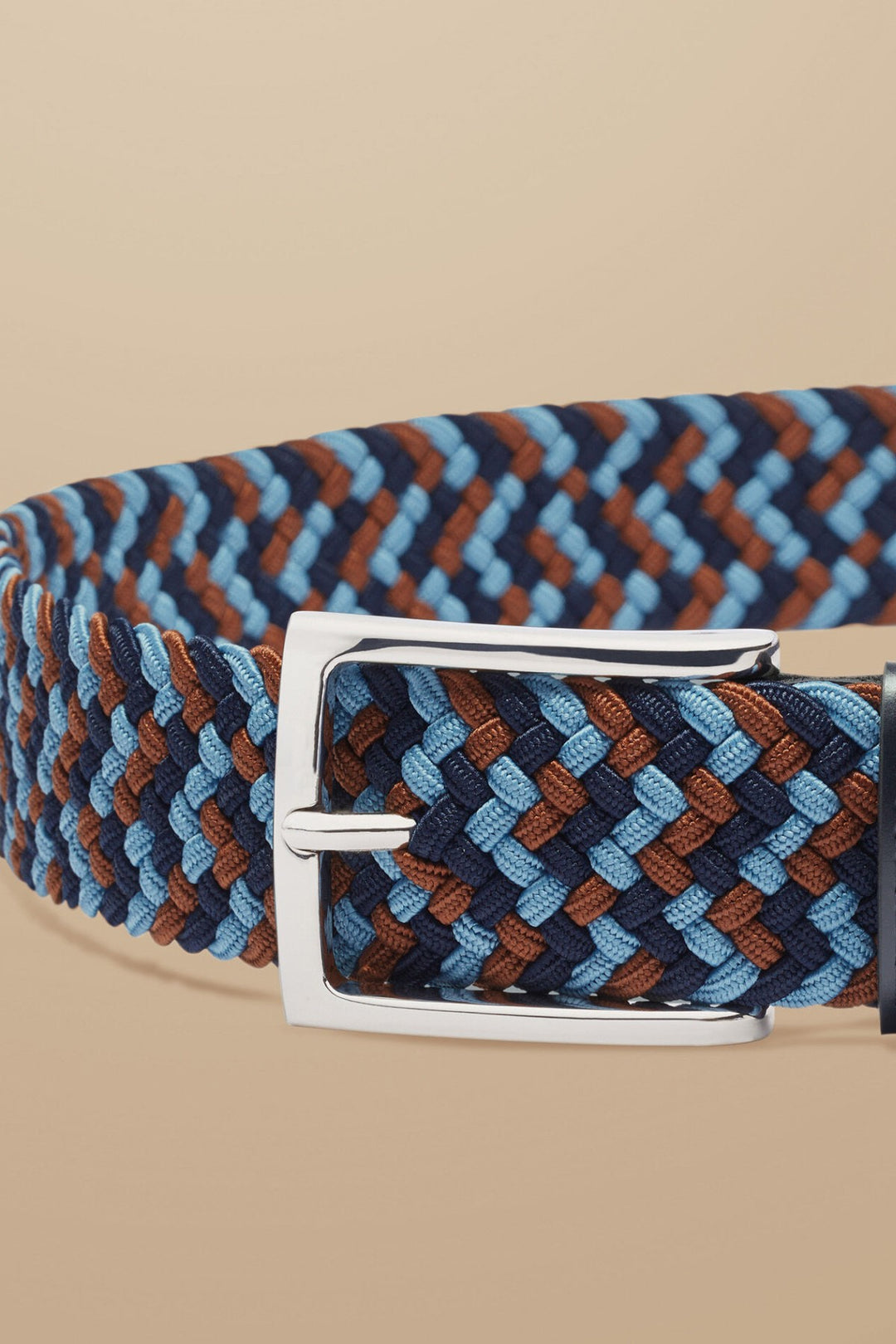 Navy Multi Stretch Casual Belt