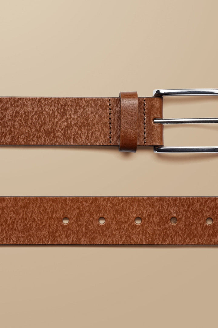 Tan Leather Made In England Chino Belt