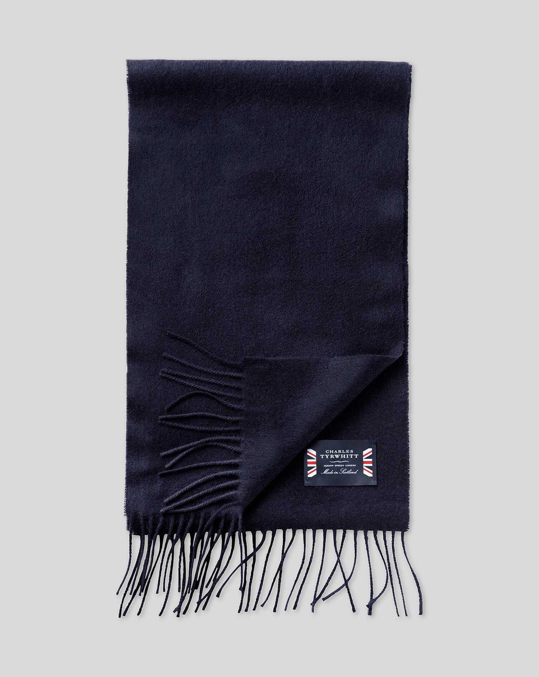 Navy Cashmere Scarf