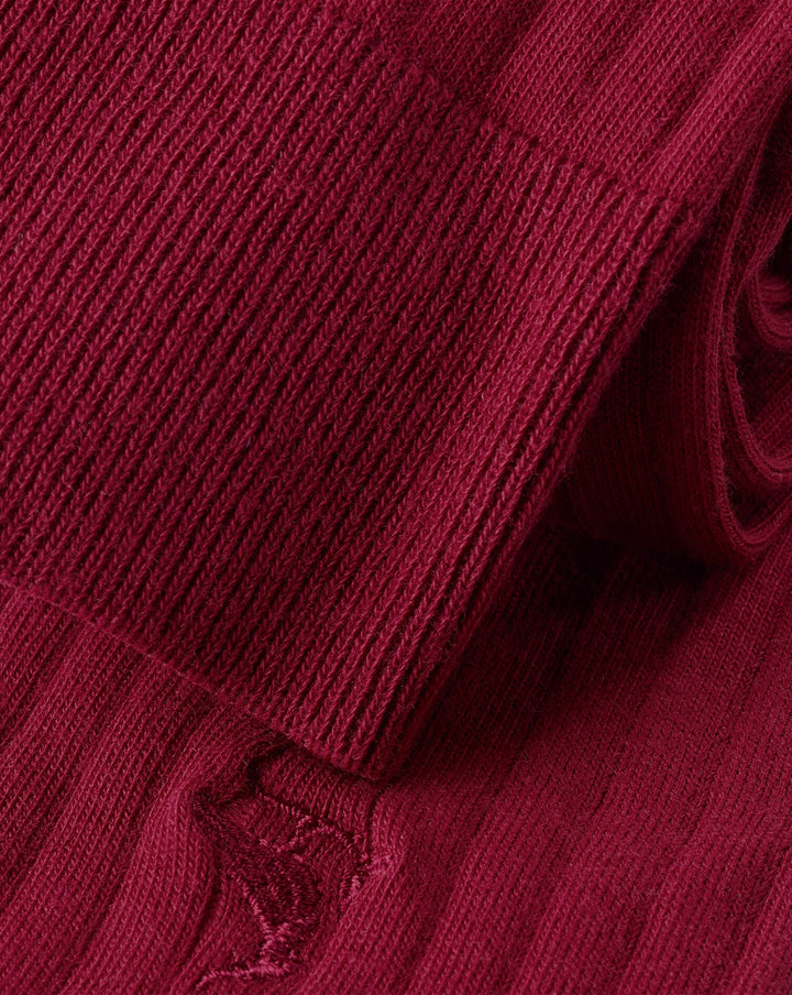 Charles Tyrwhitt Red Cotton Rib Socks