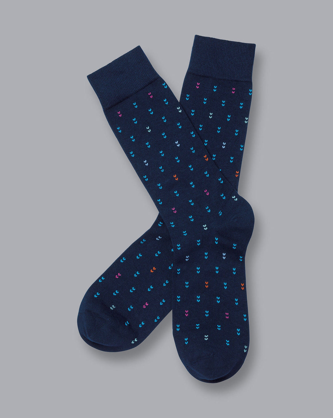 Navy Multi Arrow Socks