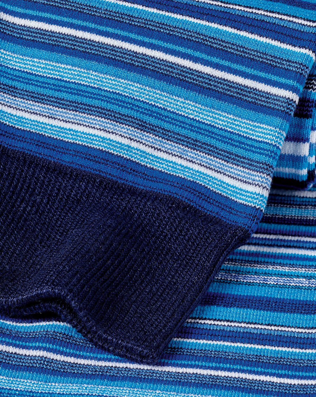 Cobalt Blue Multi Stripe Socks