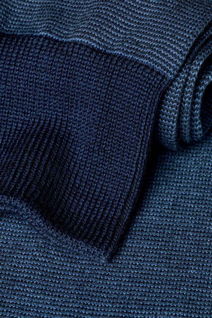 Indigo Blue Micro Stripe Socks