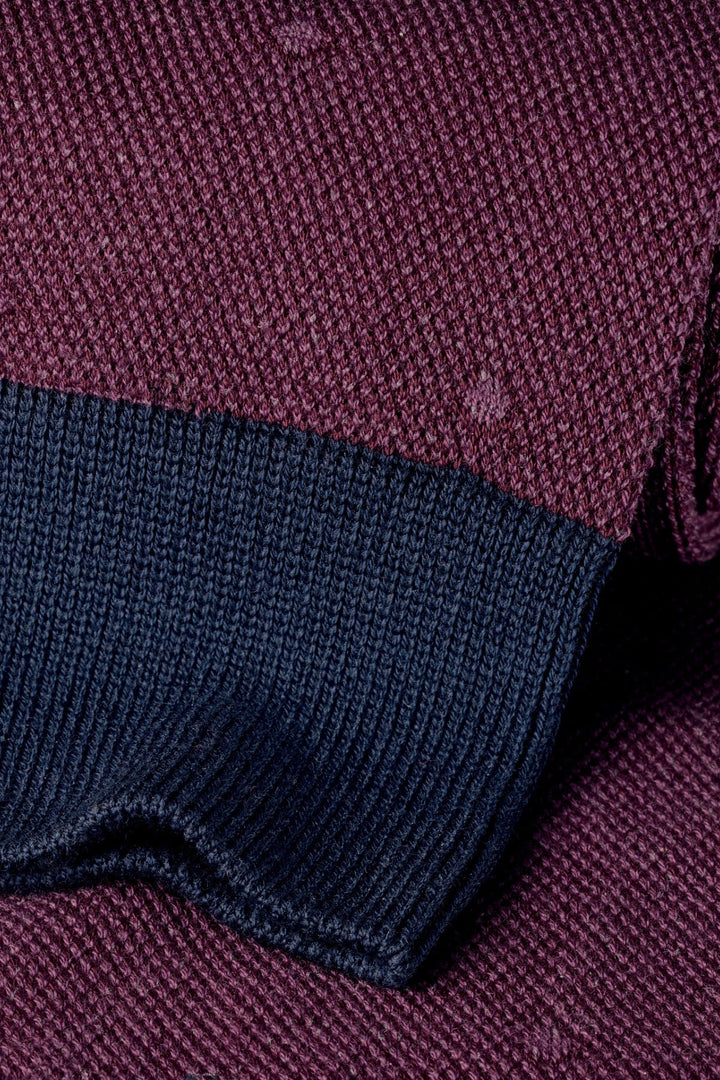 Dark Pink Spot Socks