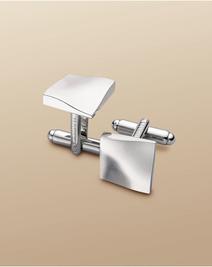 Silver Square Cufflink