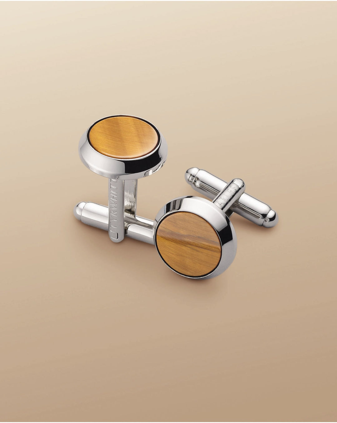 Silver Tigers Eye Cufflink