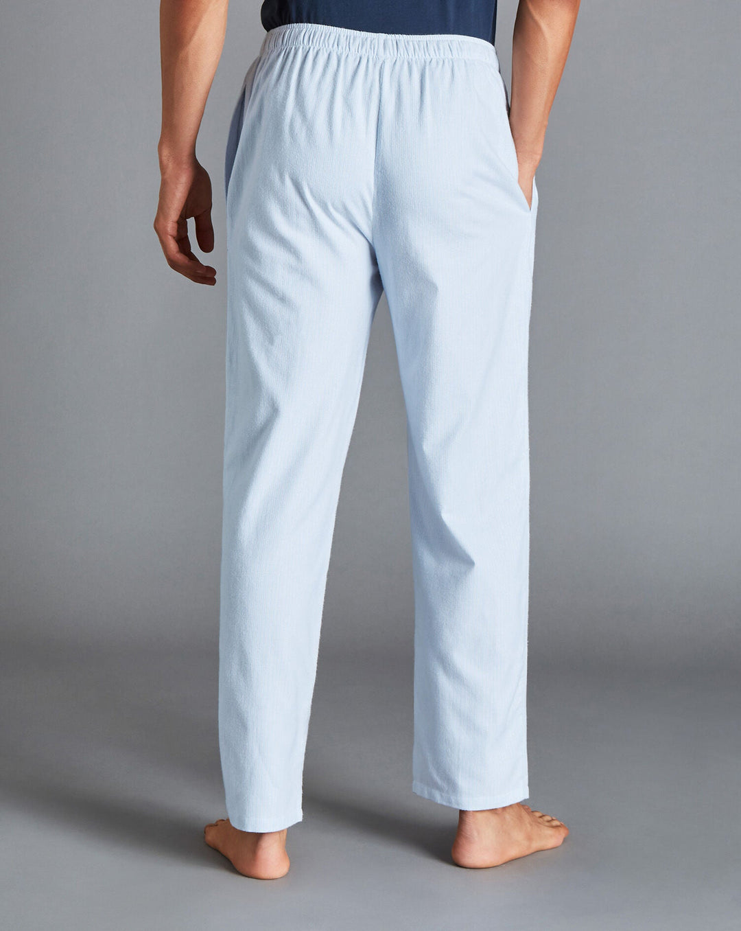 Charles Tyrwhitt Sky Blue Fine Stripe Pyjama Bottoms