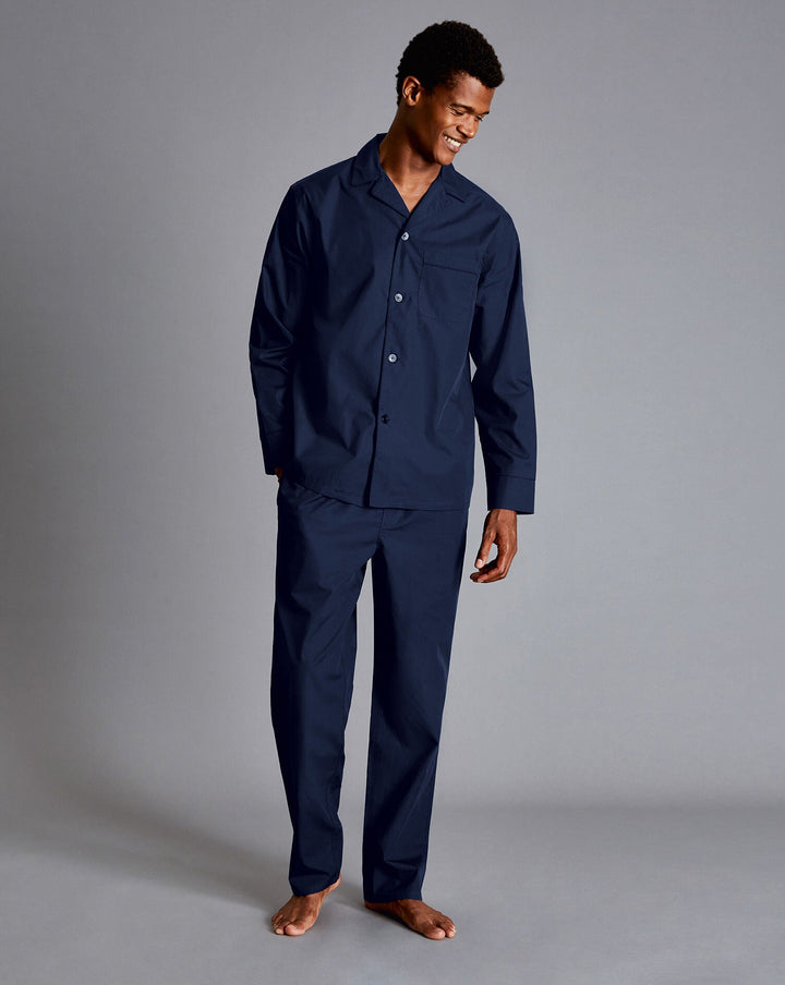 Charles Tyrwhitt Petrol Blue Pyjama Set