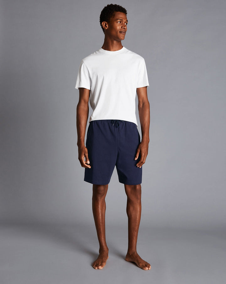 Charles Tyrwhitt French Blue Jersey Shorts
