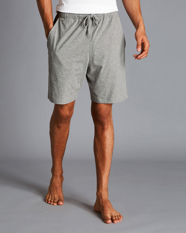 Charles Tyrwhitt Silver Grey Marl Jersey Shorts