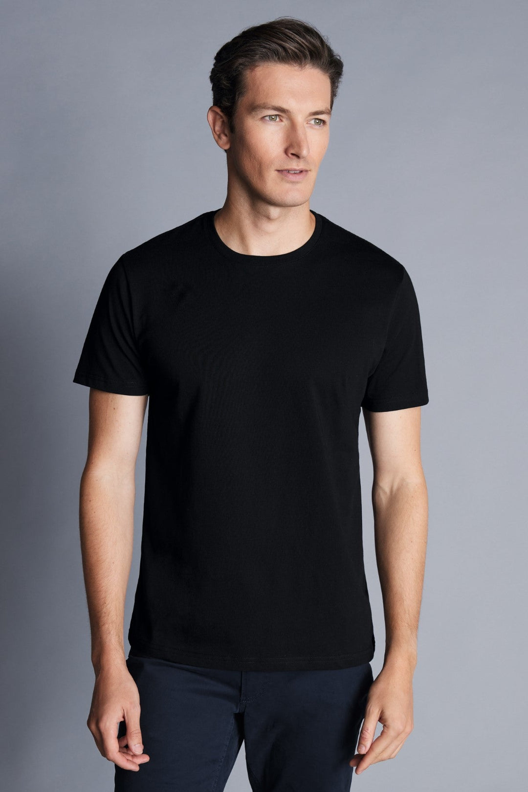 Black 2-Pack Crew Neck Cotton T-Shirt