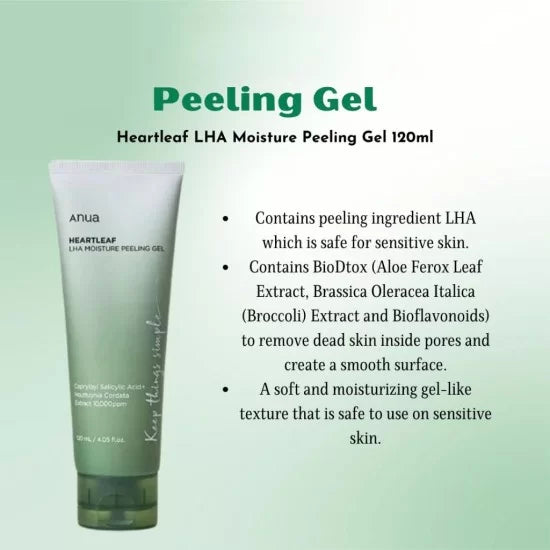 Anua Heart Leaf Moisture Peeling Gel 120ml