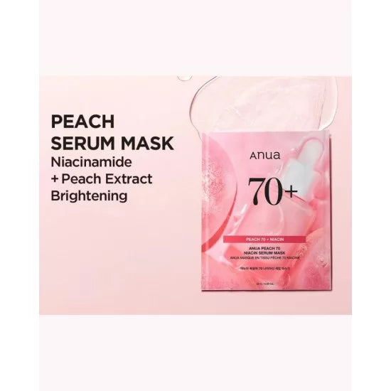 Anua Peach 70+ Niacin Serum Mask 25ml