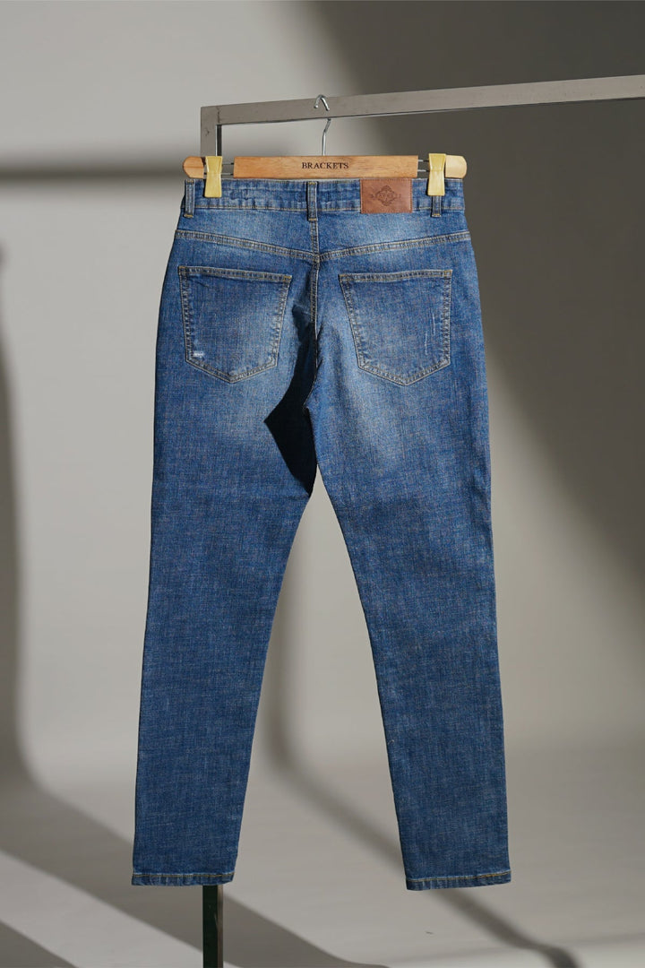 SLIM FIT DENIM PANTS