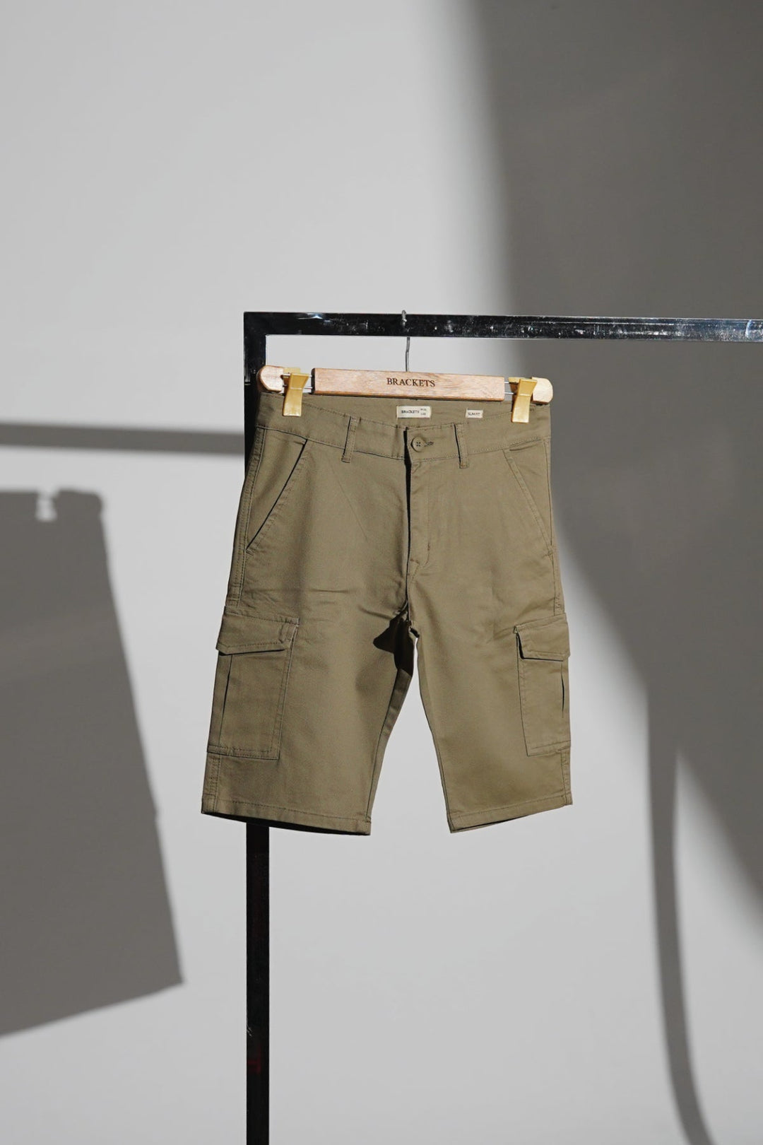 TWILL SHORTS IN GREEN