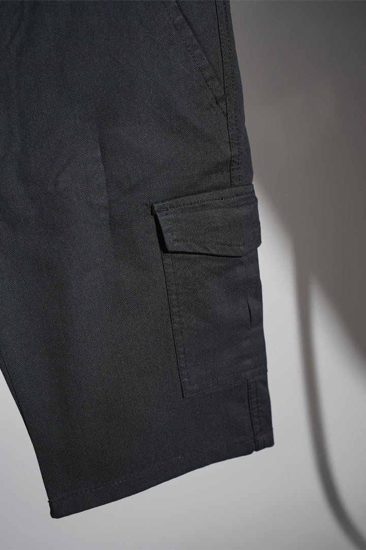 TWILL SHORTS IN BLACK