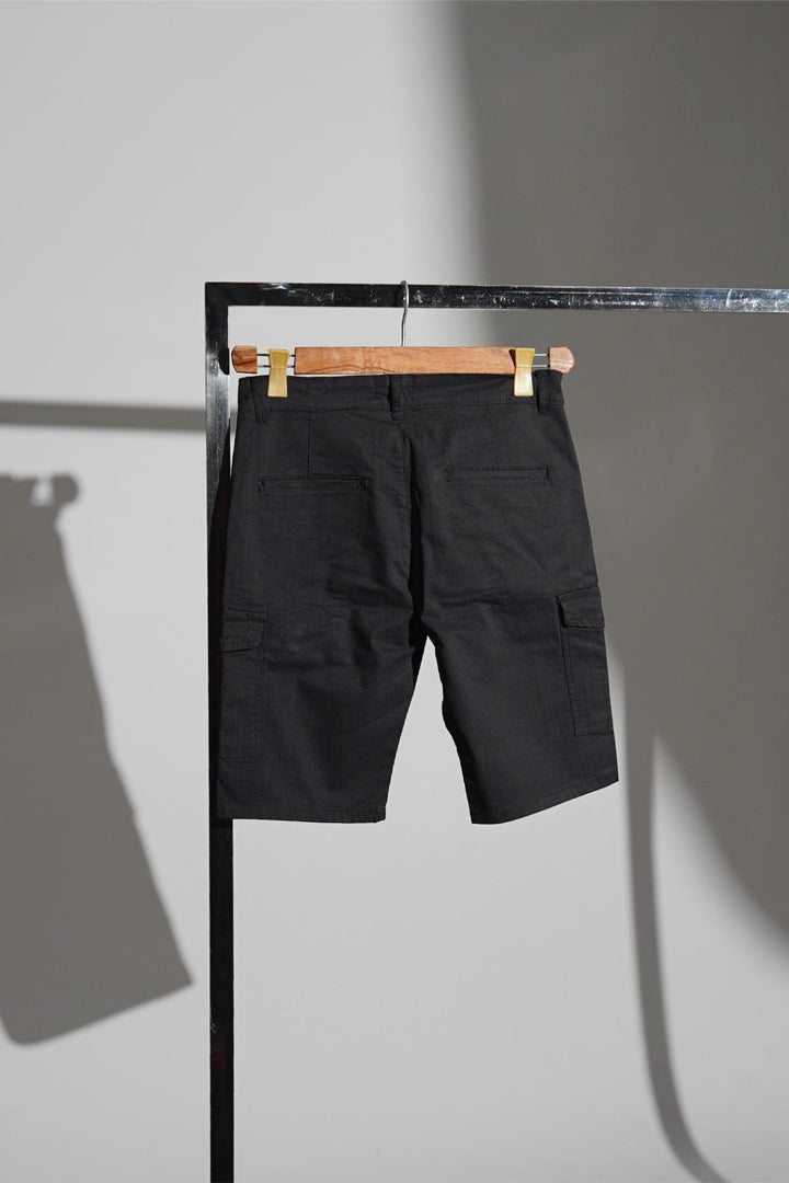 TWILL SHORTS IN BLACK