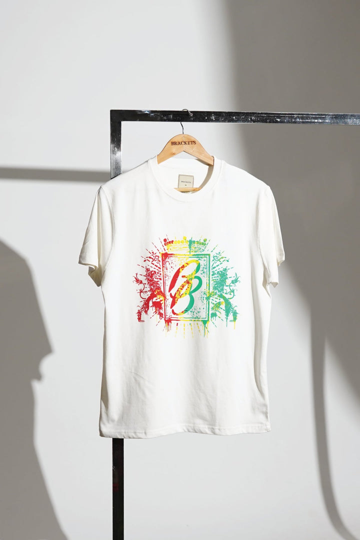 T-SHIRT WITH PIGMENT PRINT