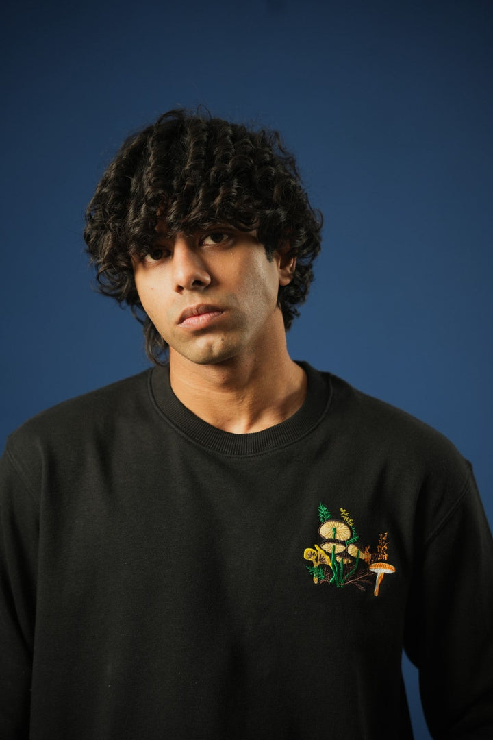 Embroidered Sweatshirt - Brackets