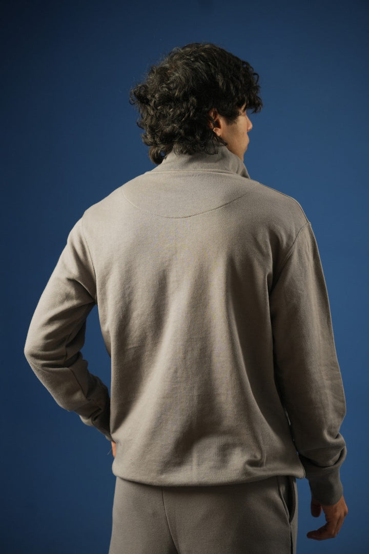 MOCK NECK SWEATSHIRT