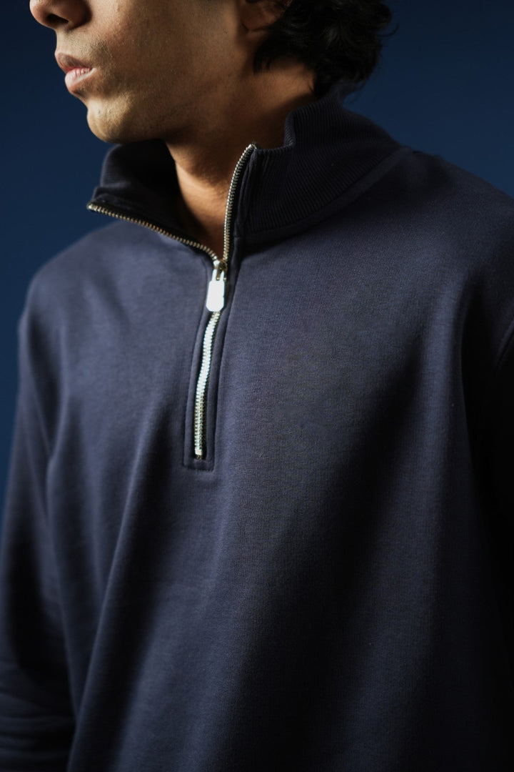 MOCK NECK SWEATSHIRT