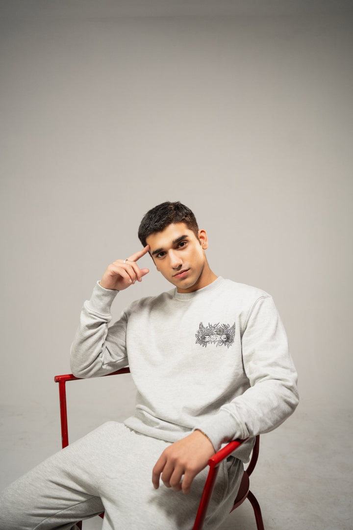 Embroidered Sweatshirt - Brackets