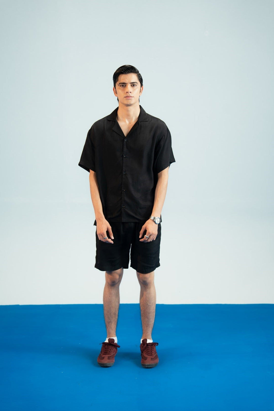 Self Textured Shorts