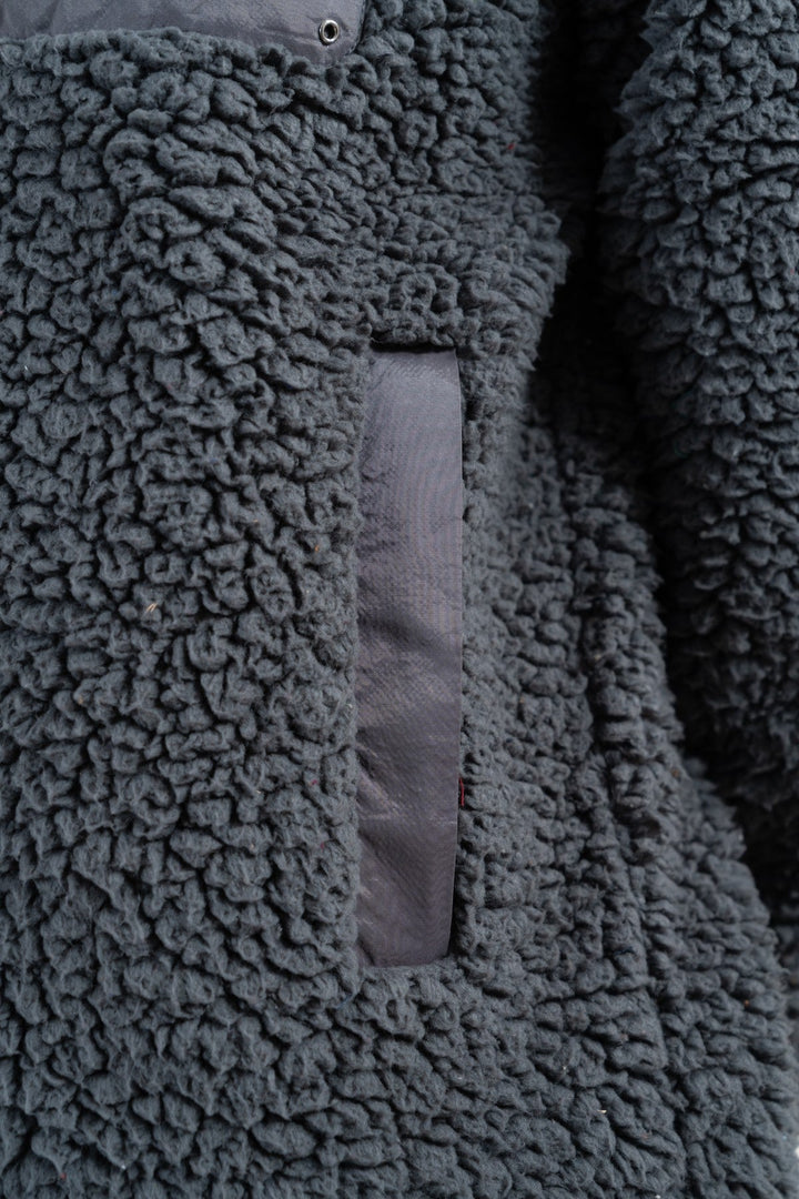 Cloud Grey Sherpa Jacket