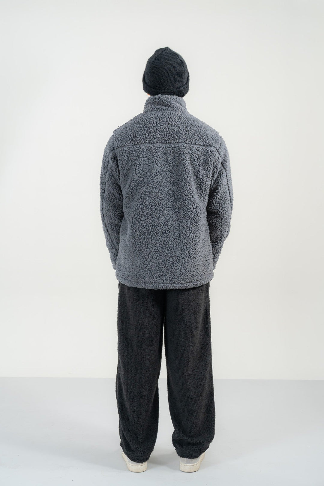 Cloud Grey Sherpa Jacket