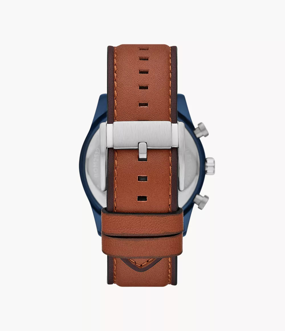 FOSSIL Sullivan Multifunction Brown Leather Watch BQ2512