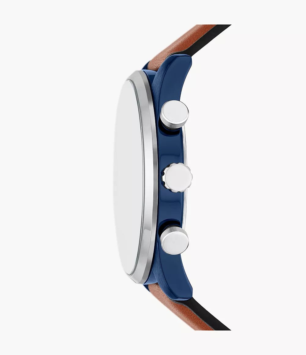 FOSSIL Sullivan Multifunction Brown Leather Watch BQ2512