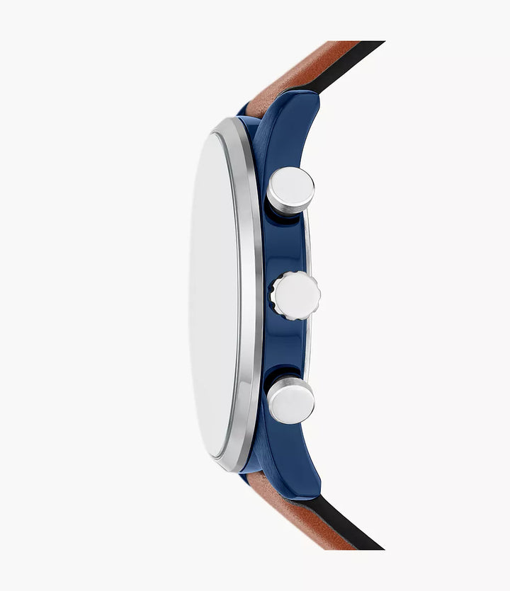 FOSSIL Sullivan Multifunction Brown Leather Watch BQ2512
