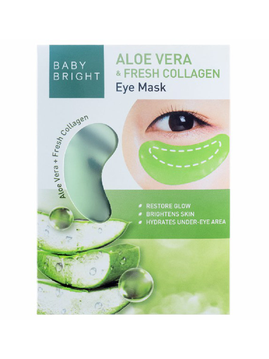 Baby Bright Eye Mask With Aloe Vera & Fresh Collagen 2.5*2 Pcs (Thai)