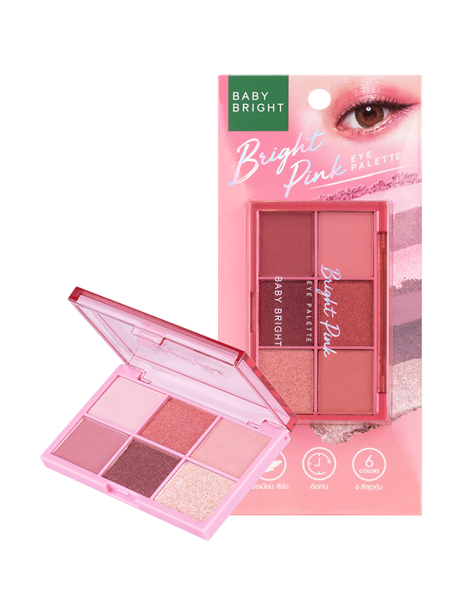 Baby Bright Bright Pink Eye Palette0.7g*6 Colors (Thai)