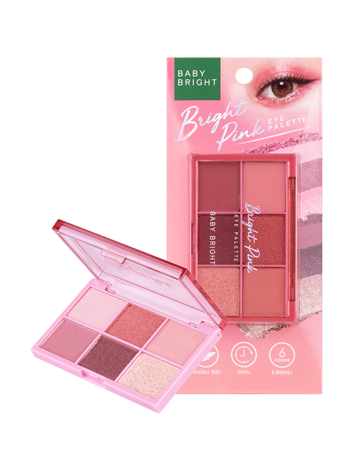 Baby Bright Bright Pink Eye Palette0.7g*6 Colors (Thai)