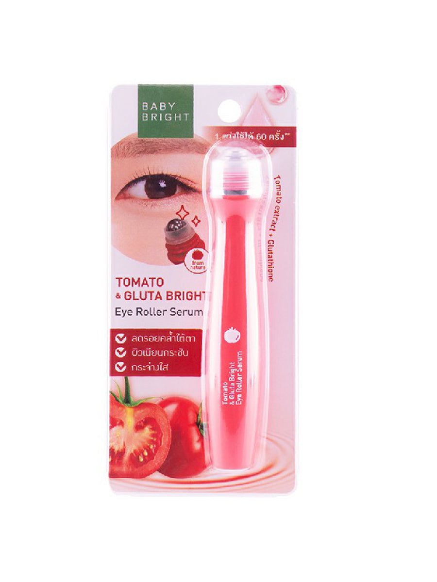 Baby Bright Eye Roller Serum 15ml With Tomato & Gluta Bright (Thai)