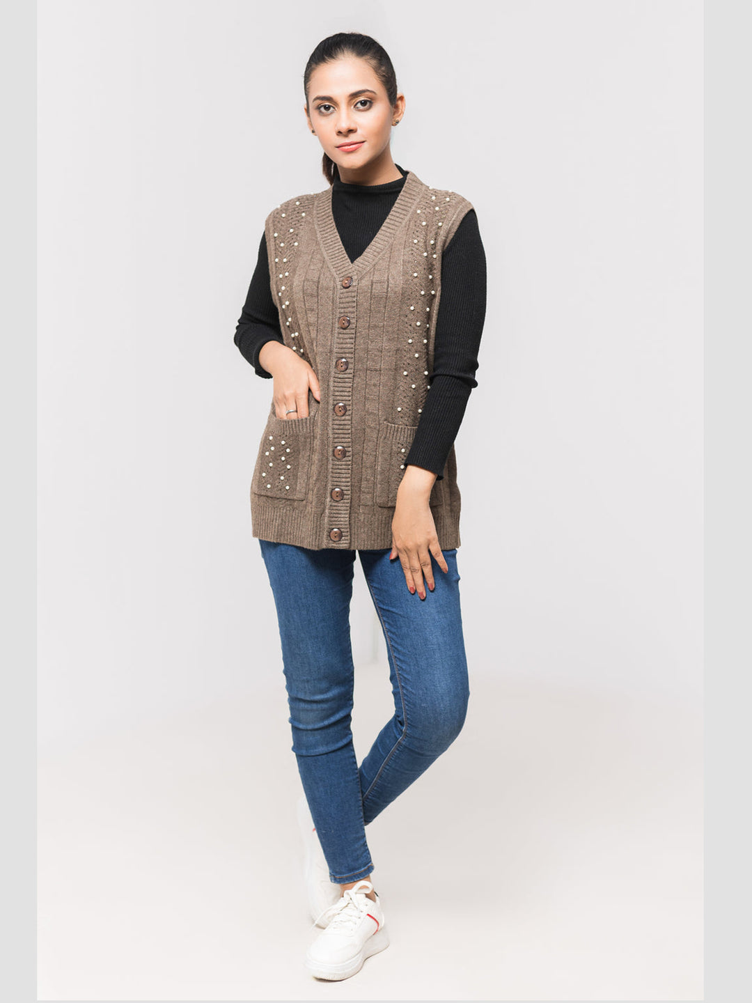 Oxford Ladies S/L Cardigan J-429