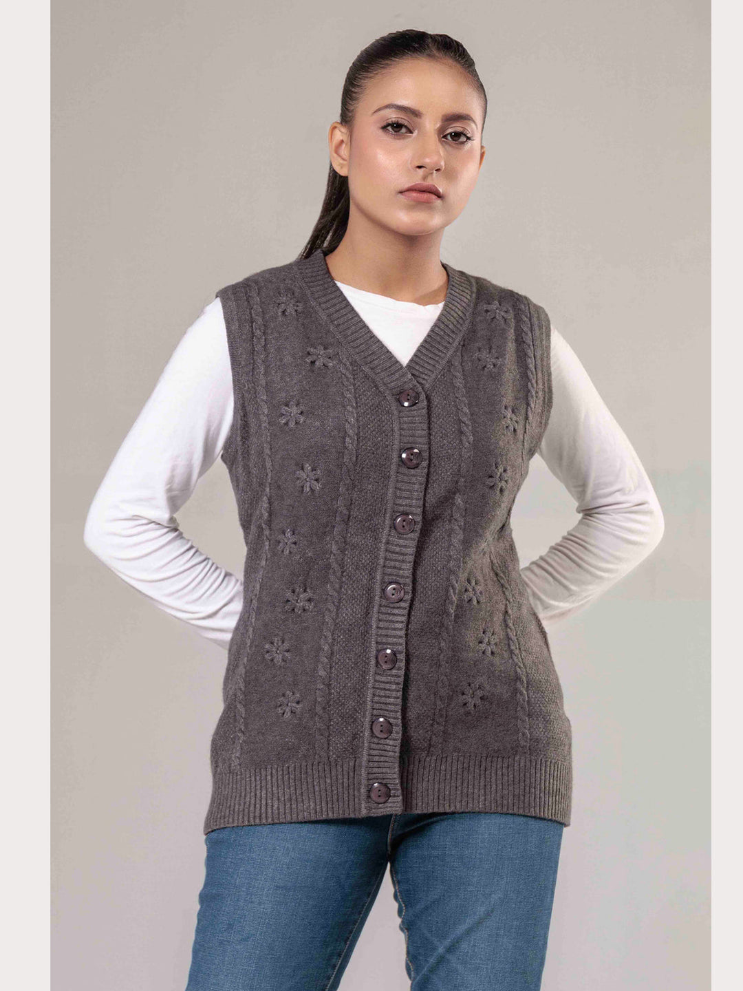 Oxford Ladies S/L Cardigan J-419