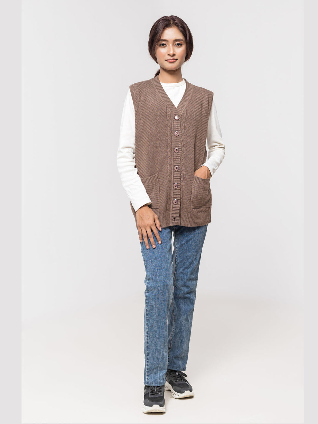 Oxford Ladies S/L Cardigan J-428