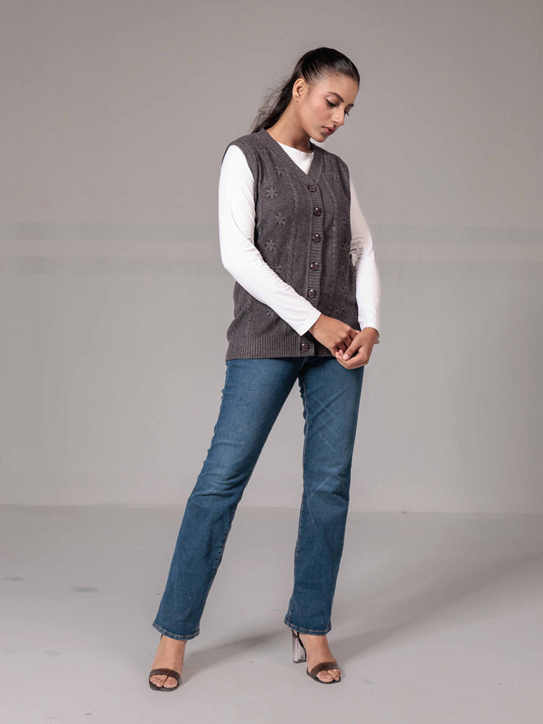 Oxford Ladies S/L Cardigan J-419