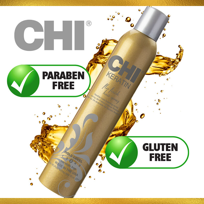 Chi Keratin Flex Finish Hair Spray Hold Level 3 284g
