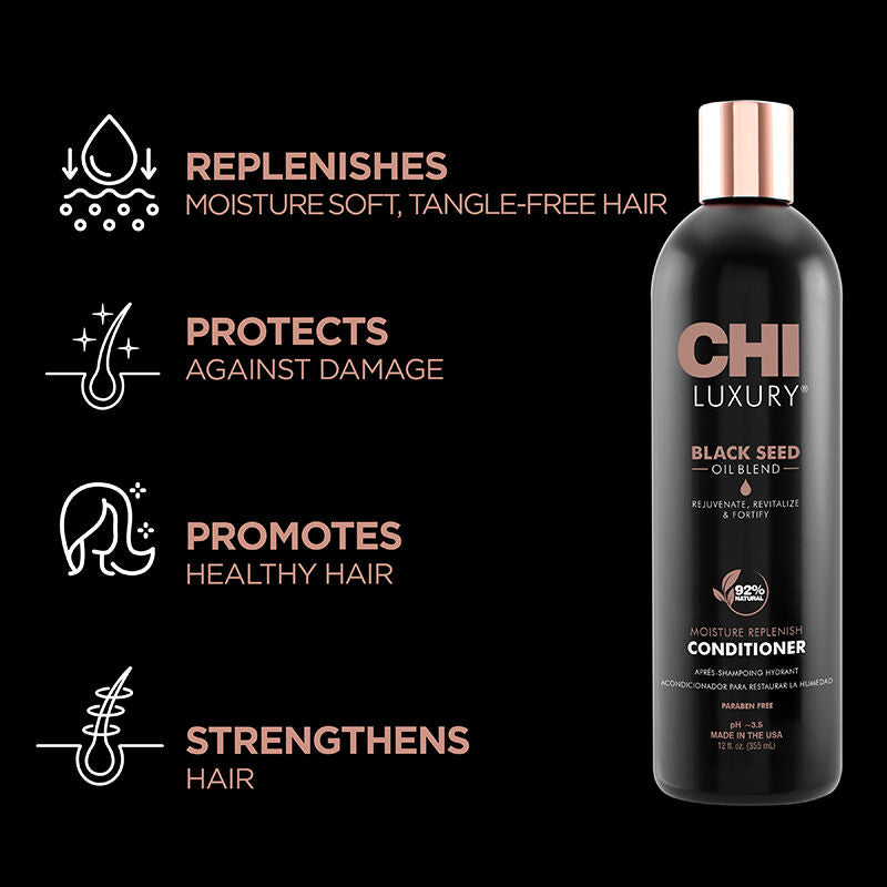 Chi Luxury Black Seed Oil Blend Conditioner Ph 3.5 355ml